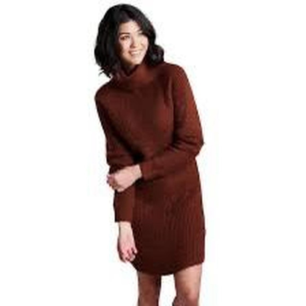 NWT: Kuhl Women's Sienna Sweater Dress in Cinnamon
